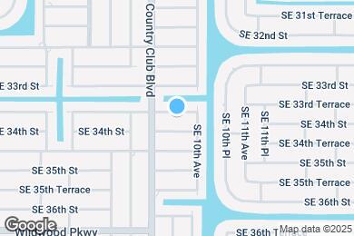 Map image of the property - 916 SE 33rd Terrace