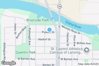 Map image of the property - 1207 Pulaski St