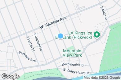 Map image of the property - 607 S Beachwood Dr