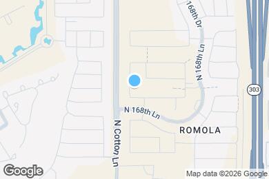 Map image of the property - 11547 N 170th Ln