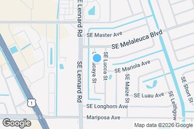 Map image of the property - 2231 SE Lucaya St