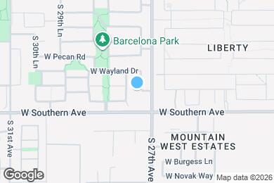 Map image of the property - 5824 S 27th Dr