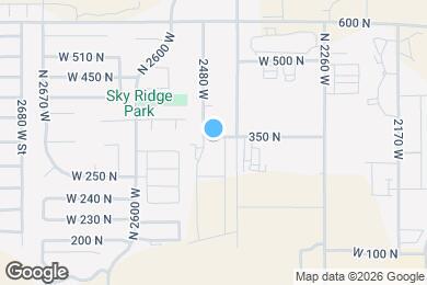 Map image of the property - 2477 W 350 N
