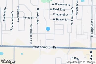 Map image of the property - 4518 W Franciscan Trl