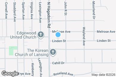 Map image of the property - 1537 Linden St