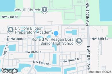Map image of the property - 8802 NW 109th Ct