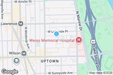 Map image of the property - 912 W Leland Ave