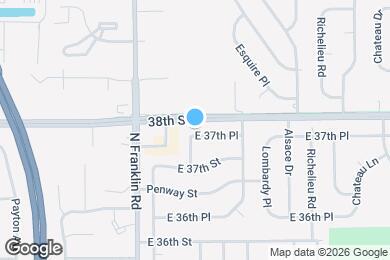 Map image of the property - 8124 E 37th Pl