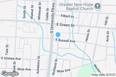 Map image of the property - 1005 E Russell Ave