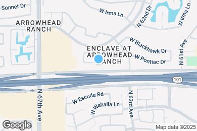 Map image of the property - 6367 W Pontiac Dr