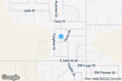 Map image of the property - 670 Teton Dr