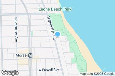 Map image of the property - 7031 N Sheridan Rd
