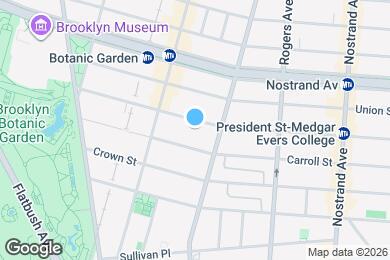 Map image of the property - President Street / Sunlit Crown Heights 2-Bed 1-Bath