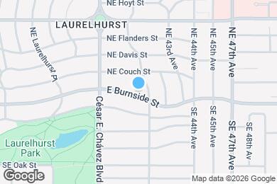 Map image of the property - 4041 E Burnside St