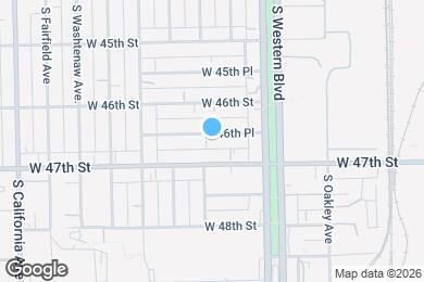 Map image of the property - 2453 W 46th Pl