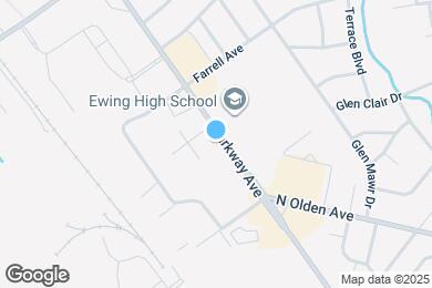 Map image of the property - 893 Parkway Ave