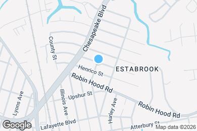 Map image of the property - 3641 Nottaway St