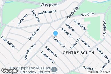 Map image of the property - 121 Hewlett St