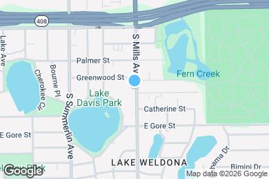 Map image of the property - 718 S Mills Ave