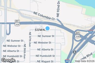 Map image of the property - 8950 NE Emerson St