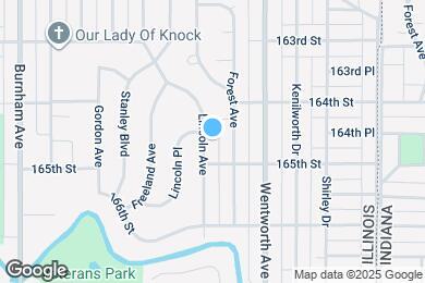 Map image of the property - 1481 Lincoln Ave