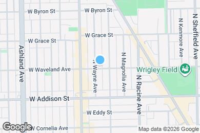 Map image of the property - 1318 W Waveland Ave