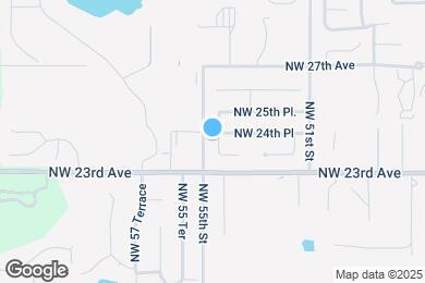 Map image of the property - 2410 NW 54th Ter