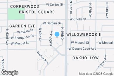 Map image of the property - 5925 W Shangri La Rd