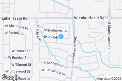 Map image of the property - 9551 W Portola Dr