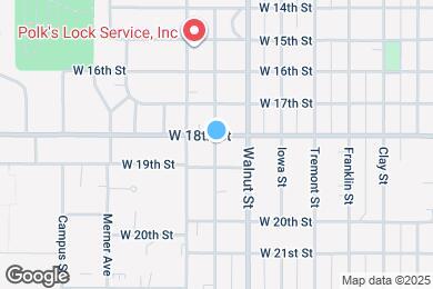 Map image of the property - 1820 Olive St