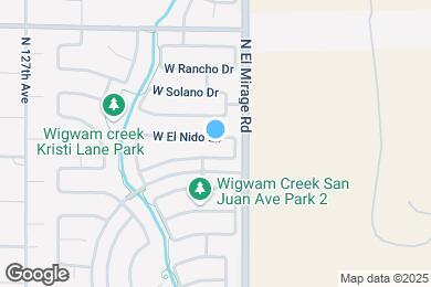 Map image of the property - 12325 W El Nido Ln