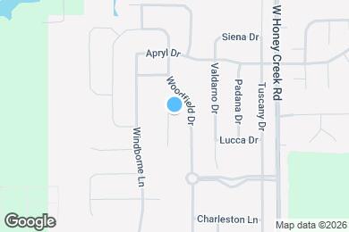 Map image of the property - 1526 Old Thicket Ct