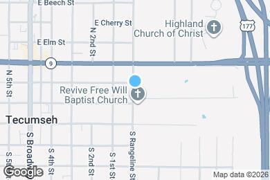 Map image of the property - 209 N Rangeline St