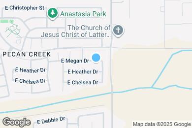 Map image of the property - 1711 E Megan Dr