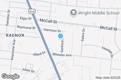 Map image of the property - 3509A Sanford Ave
