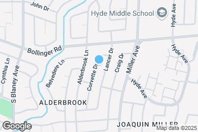 Map image of the property - 1030 Corvette Dr