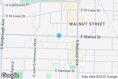 Map image of the property - 1046 E Walnut St