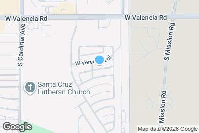 Map image of the property - 2550 W Vereda Amarillo