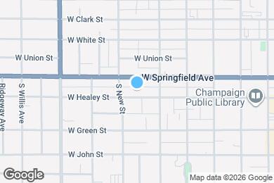 Map image of the property - 612 W Healey St