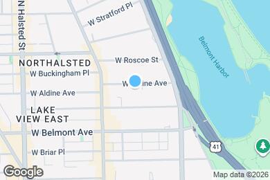 Map image of the property - 509 W Aldine Ave