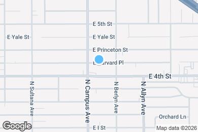 Map image of the property - 728 E Harvard Pl