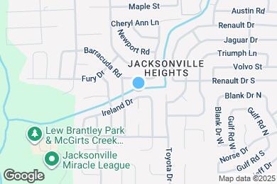 Map image of the property - 8203 Ireland Dr