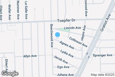 Map image of the property - 14637 Agnes Ave