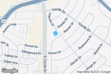 Map image of the property - 1312 Rainier Dr