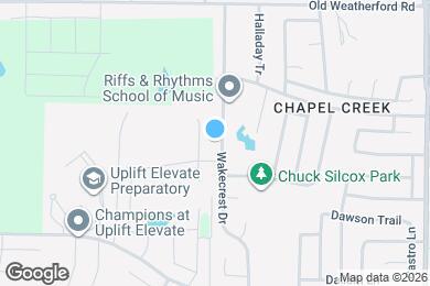 Map image of the property - 2524 Wakecrest Dr