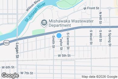 Map image of the property - 807 W 3rd St