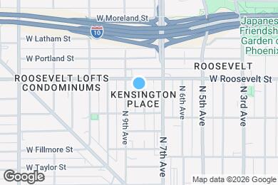Map image of the property - 820 N 8th Ave