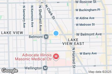 Map image of the property - 907 W Belmont Ave