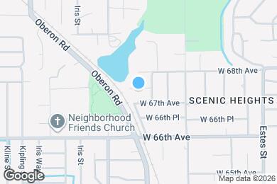 Map image of the property - 9390 W 67th Pl