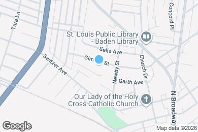 Map image of the property - 1236 Gimblin St